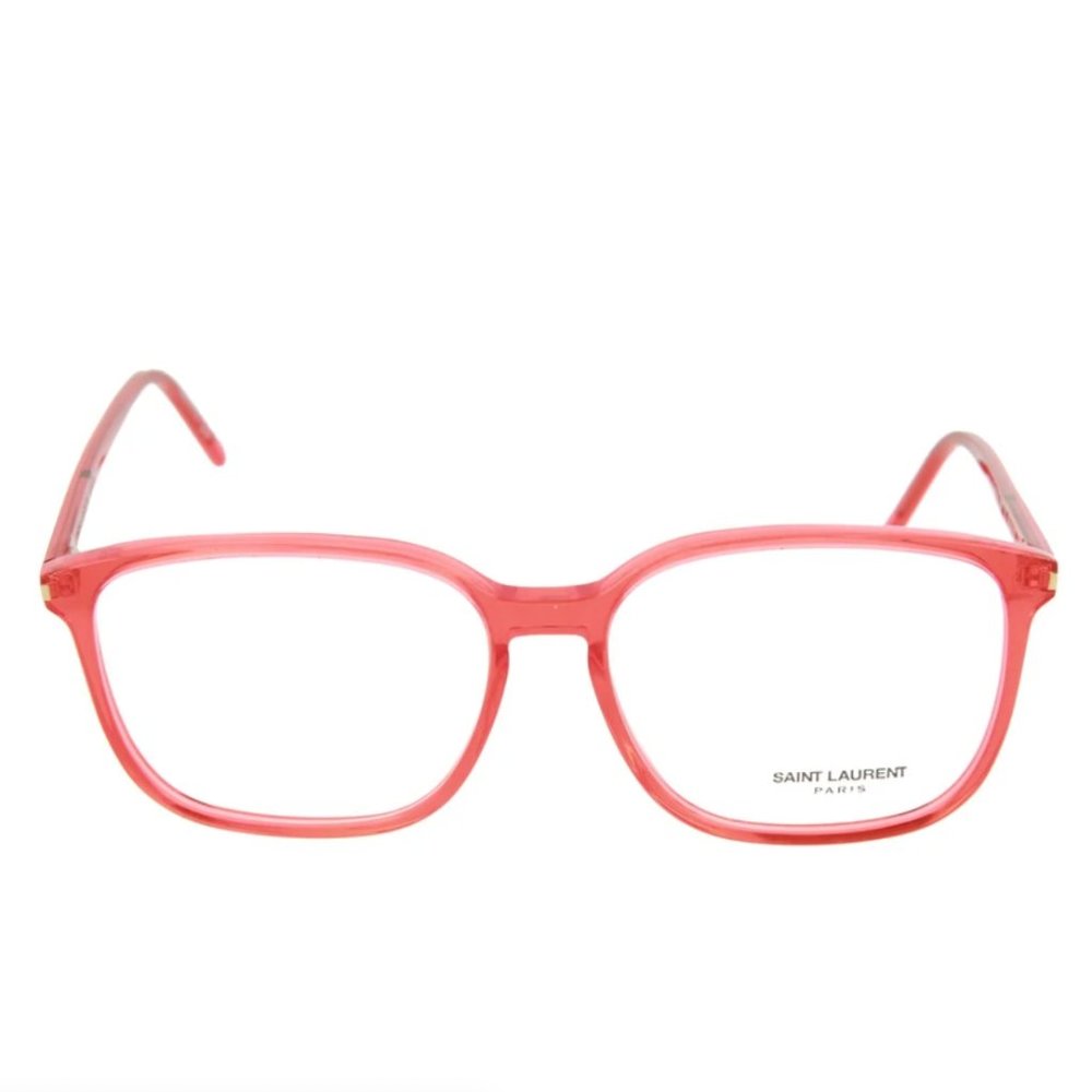 Saint Laurent Women's Transparent Pink Eyeglasses! - Picture 2 of 4
